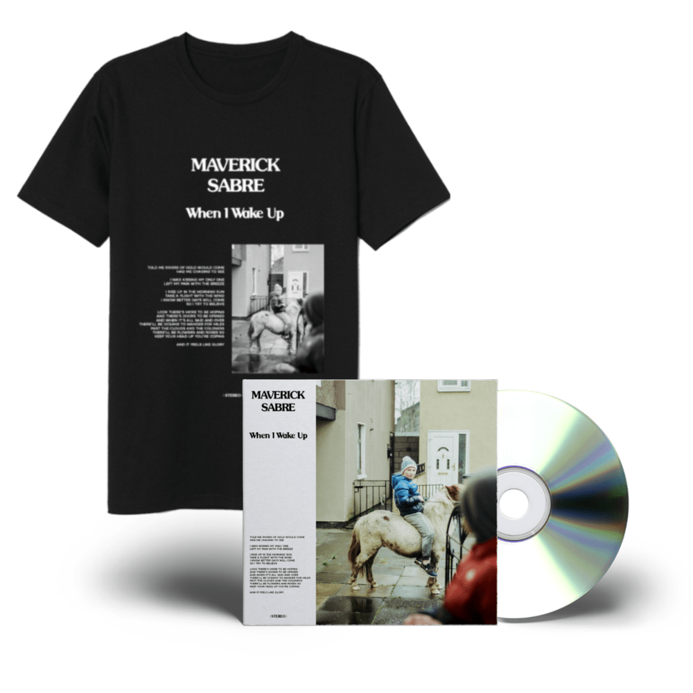 Buy Online Maverick Sabre - When I Wake Up CD + Album T-Shirt