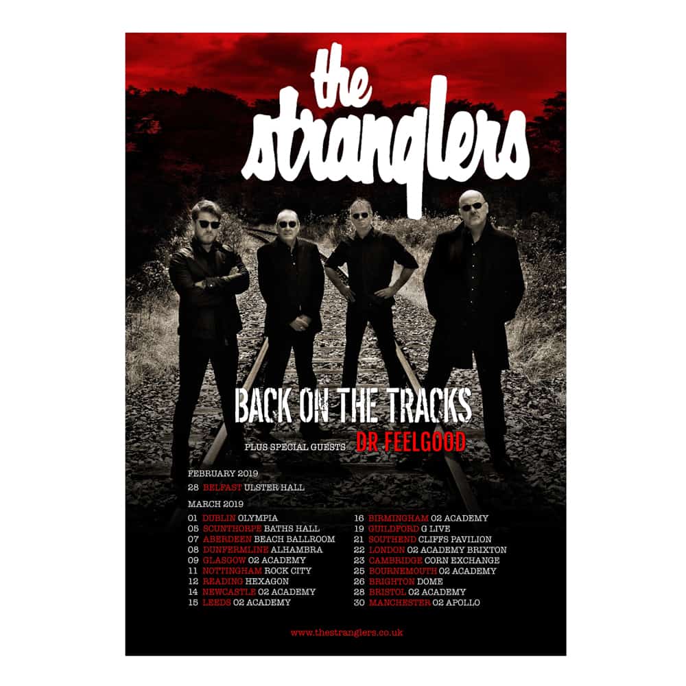 Buy Online Stranglers - Back On The Tracks Tour Poster