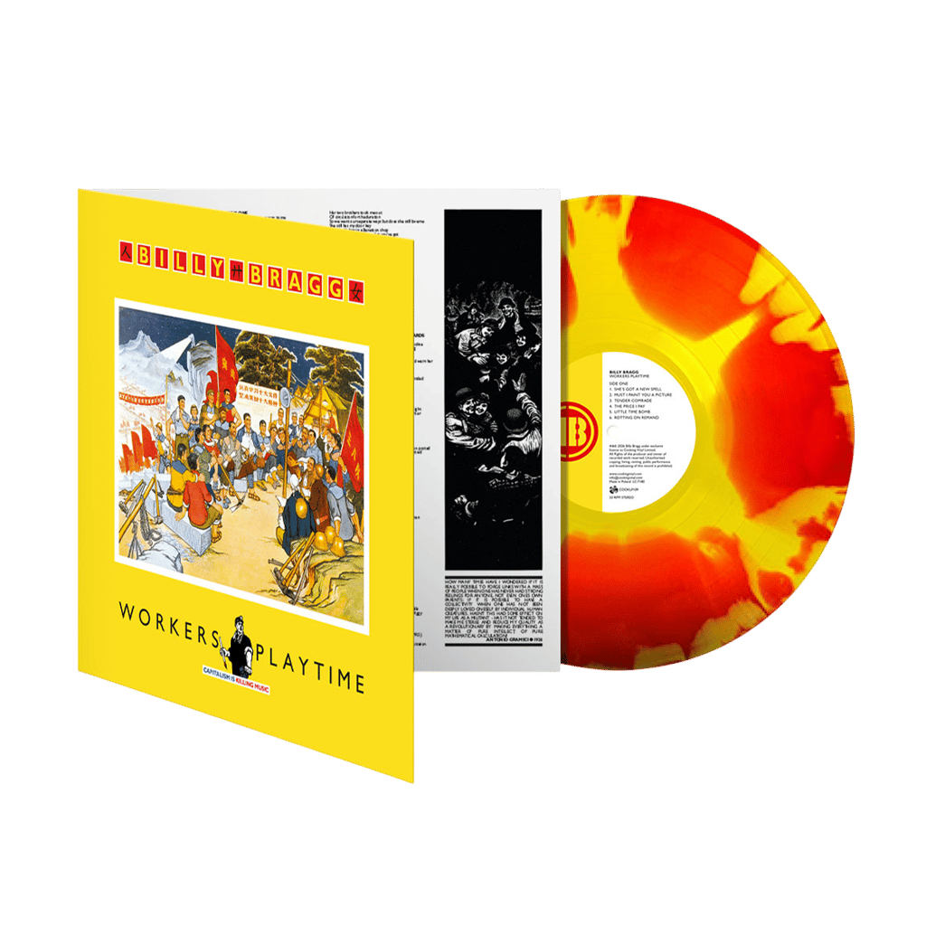 Workers Playtime Sunburst Red & Yellow Vinyl + CD | Billy Bragg