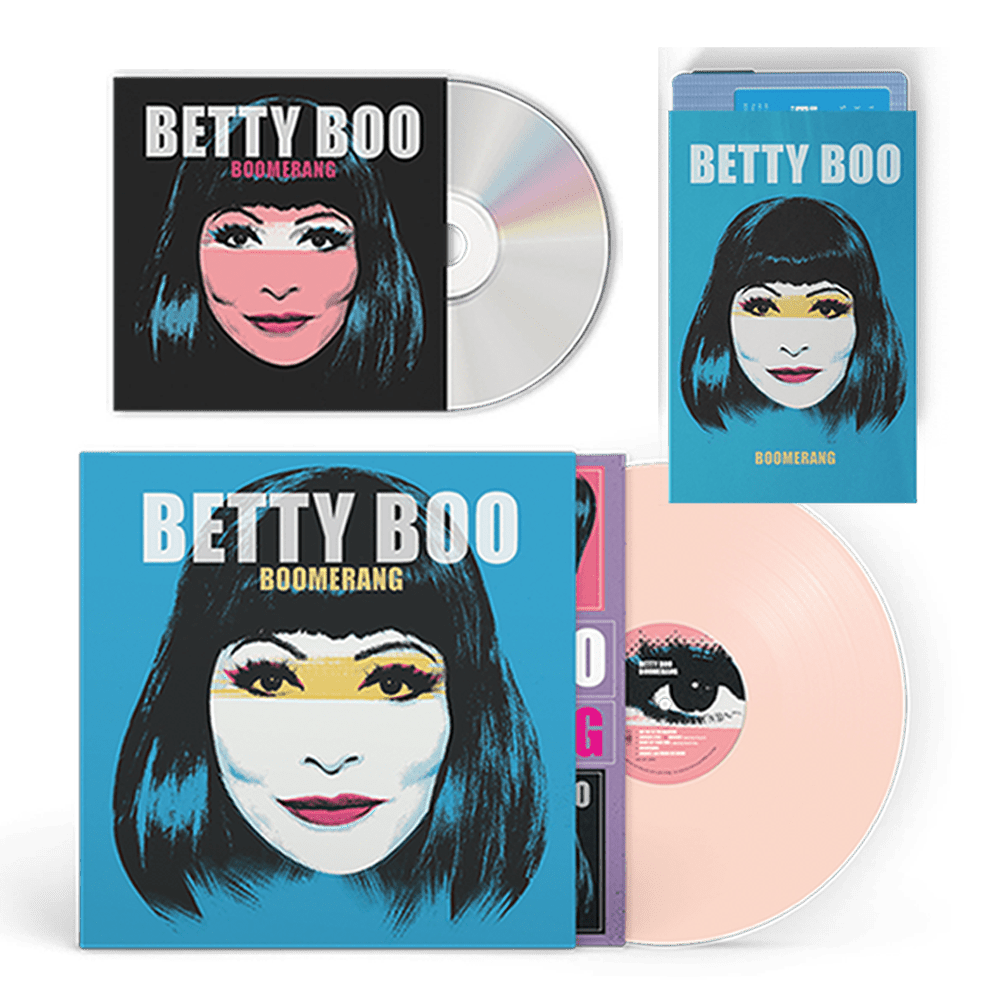 Buy Online Betty Boo - Boomerang (Signed) CD + Blue Cassette + Pink Vinyl