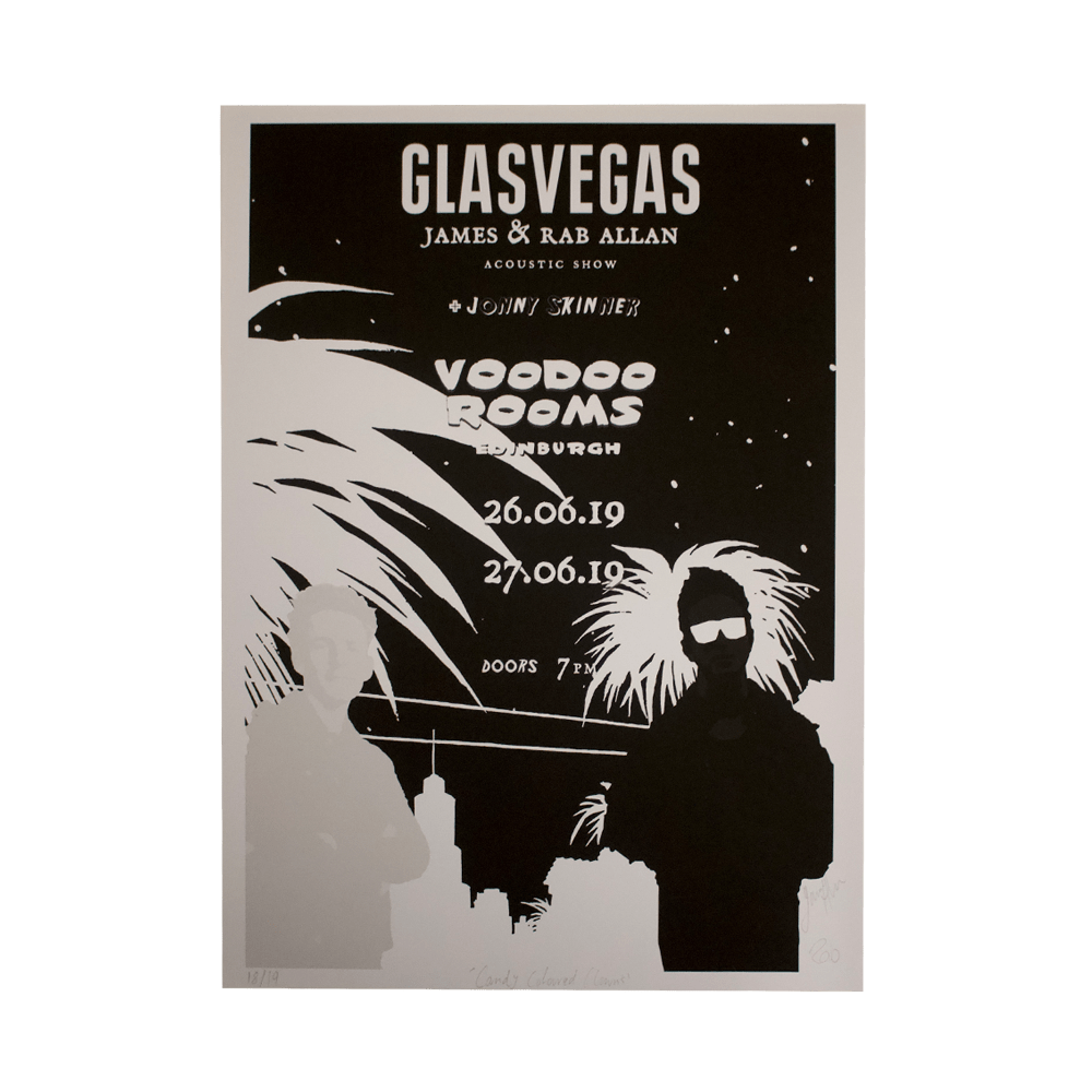 Buy Online Glasvegas - Acoustic Tour Print - Edinburgh