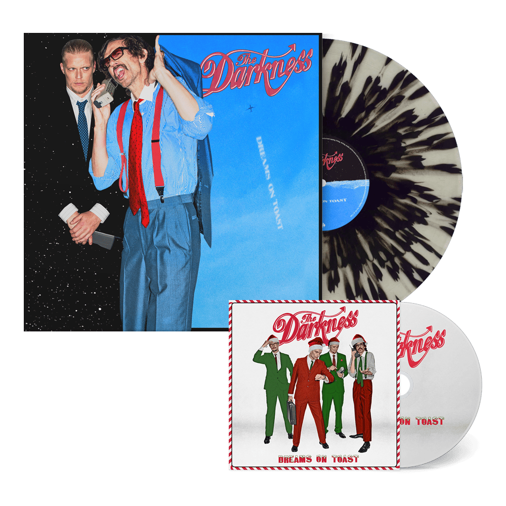 Dreams On Toast Clear with Black Splatter Vinyl | The Darkness