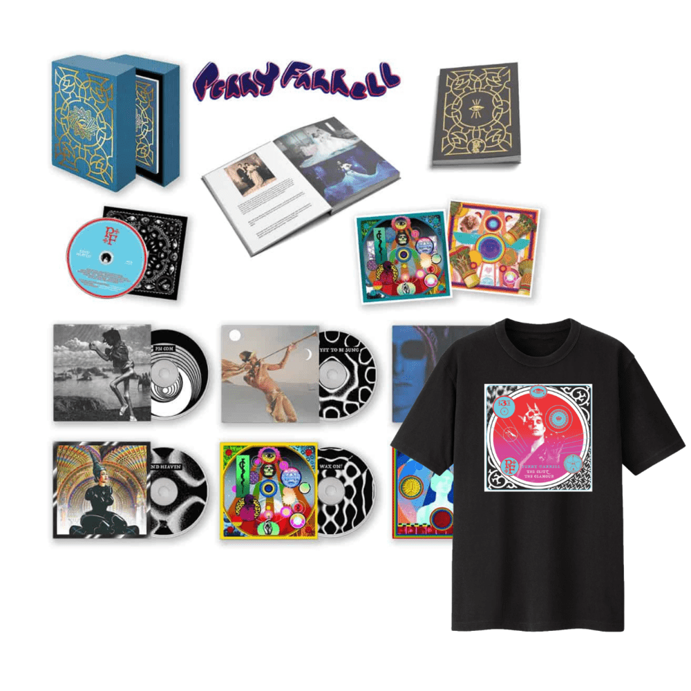 Buy Online Perry Farrell - The Glitz; The Glamour 6CD + Blu-ray Boxset + Townsend Exclusive T-Shirt