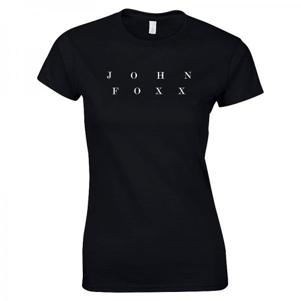 Buy Online John Foxx - John Foxx Womens Logo Black T-Shirt