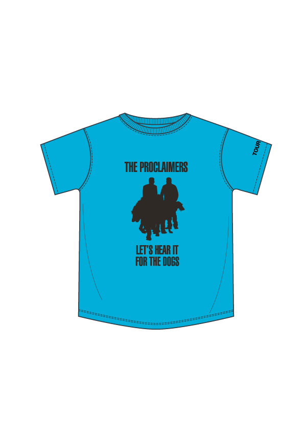 Buy Online The Proclaimers  - Let's Hear It For The Dogs Tour T-Shirt