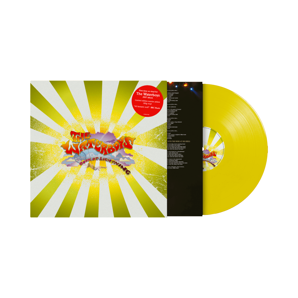Buy Online Waterboys - Book Of Lightning Yellow Vinyl