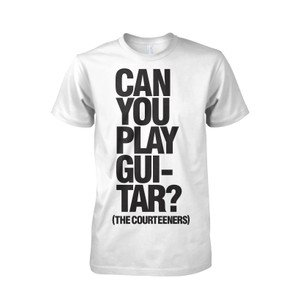 Buy Online Courteeners - Guitar White T-Shirt