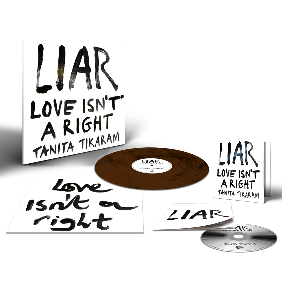 LIAR (Love Isn&#039;t A Right) CD + Brown Vinyl + Signed Print