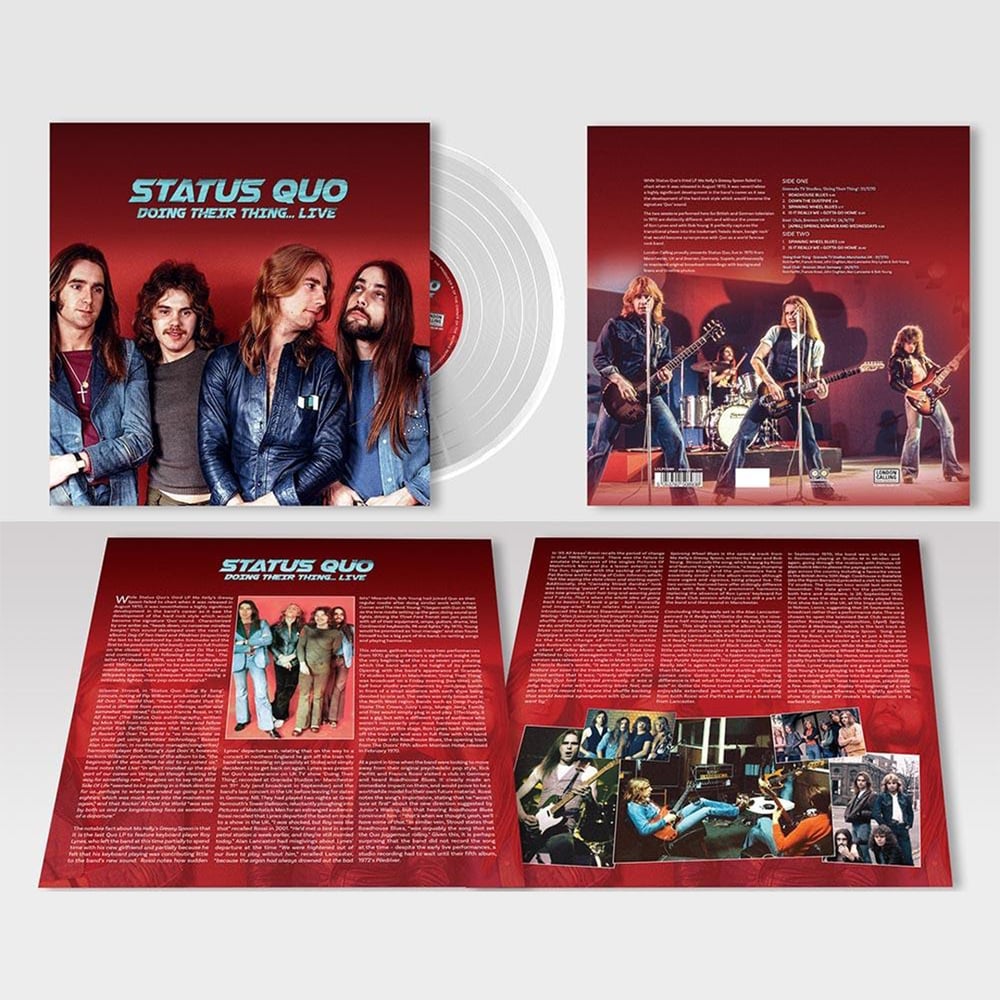 Buy Online Status Quo - Doing Their Thing... Live White 