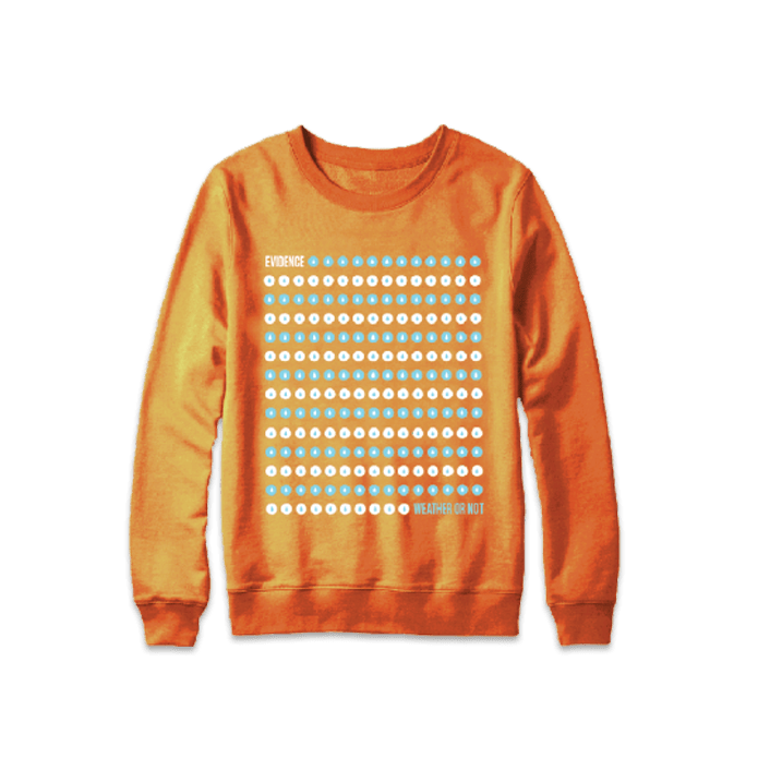 Buy Online Evidence - Orange Dot Drop Sweatshirt