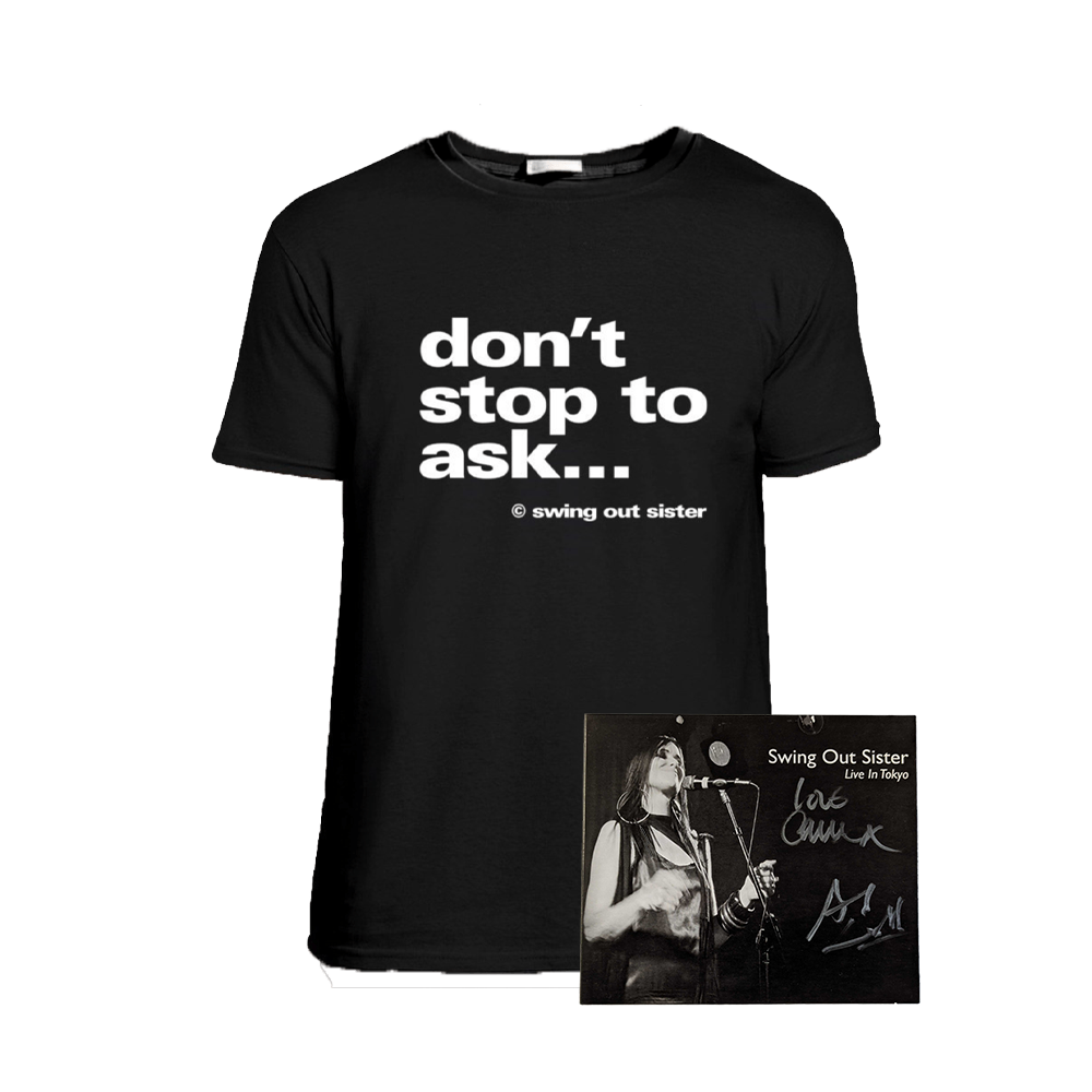 Live In Tokyo (Signed) CD + T-Shirt | Swing Out Sister | Swing Out