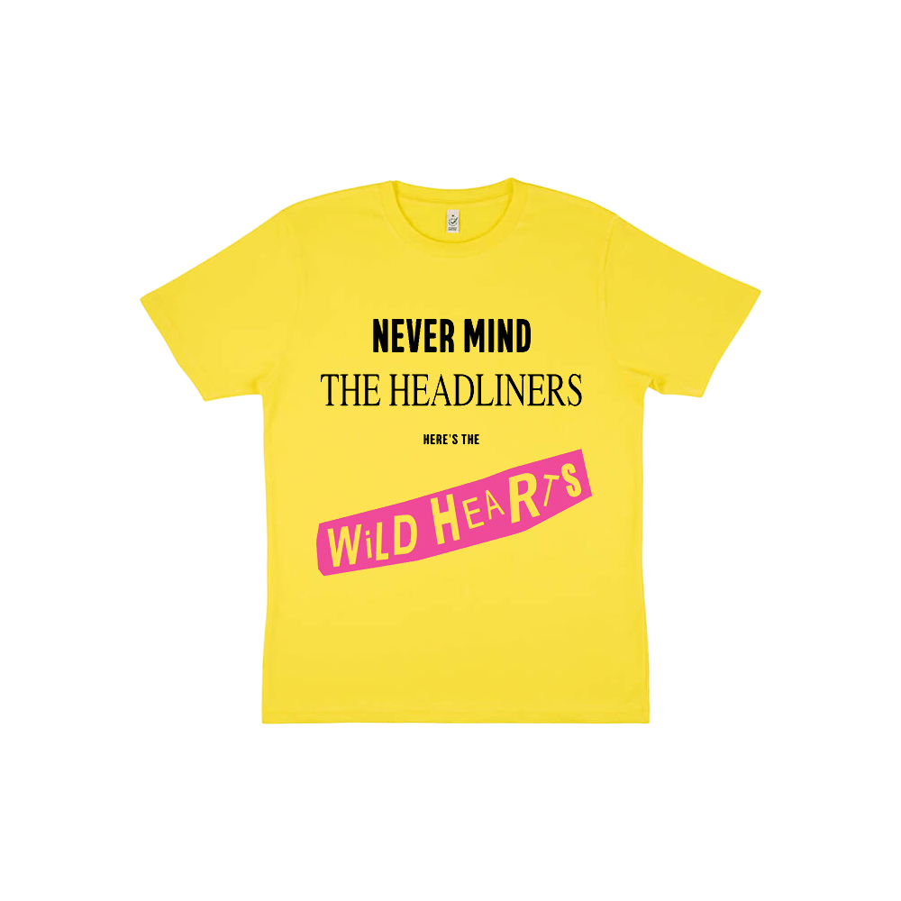WILD HEARTS Tシャツ イエロー【未着用】 The Wildhearts Official Store - The Wildhearts - Headliners T-Shirt