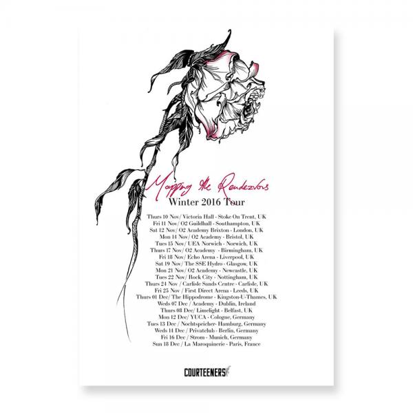 Buy Online Courteeners - Rose A3 Art Print