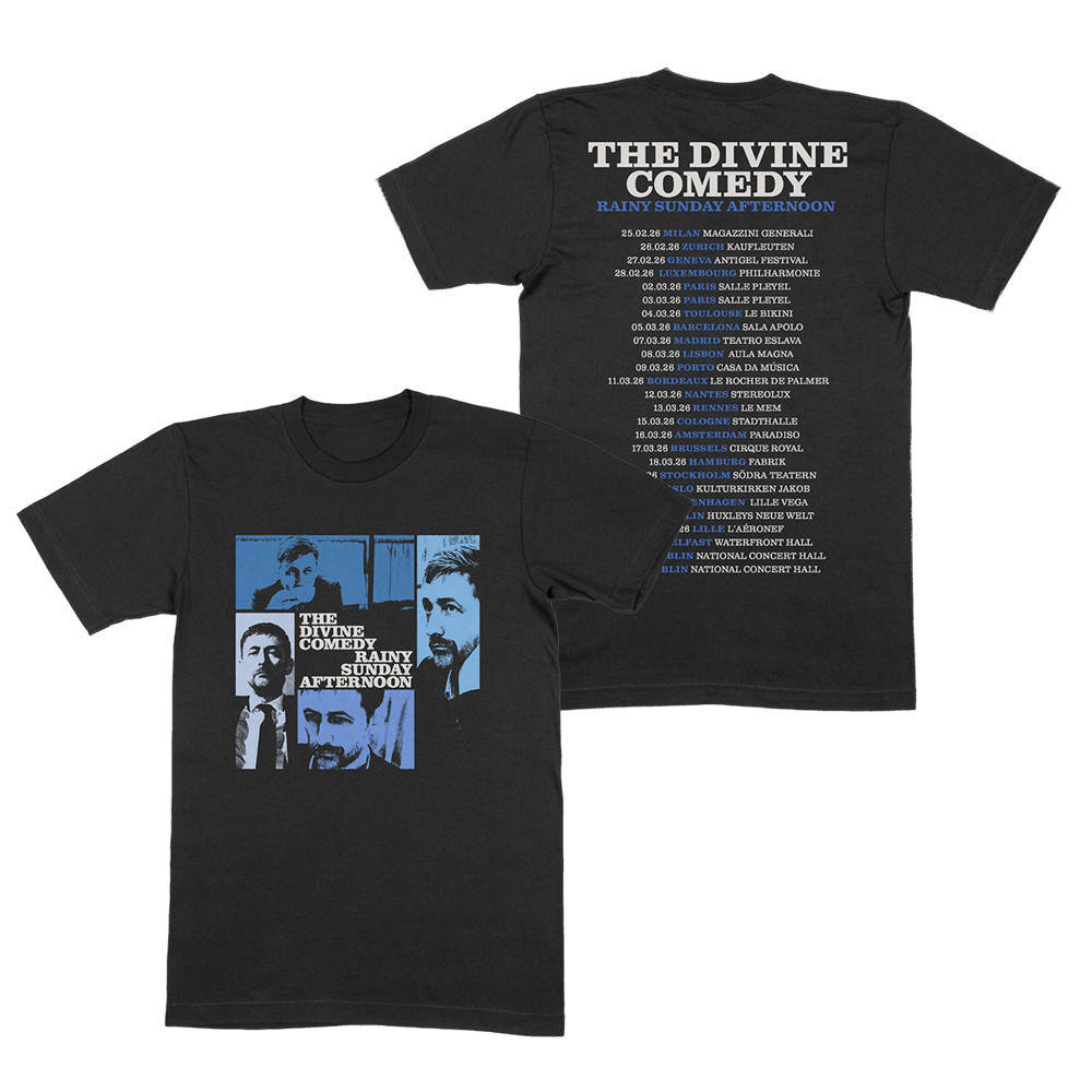 Rainy Sunday Afternoon EU Tour T-Shirt on The Divine Comedy