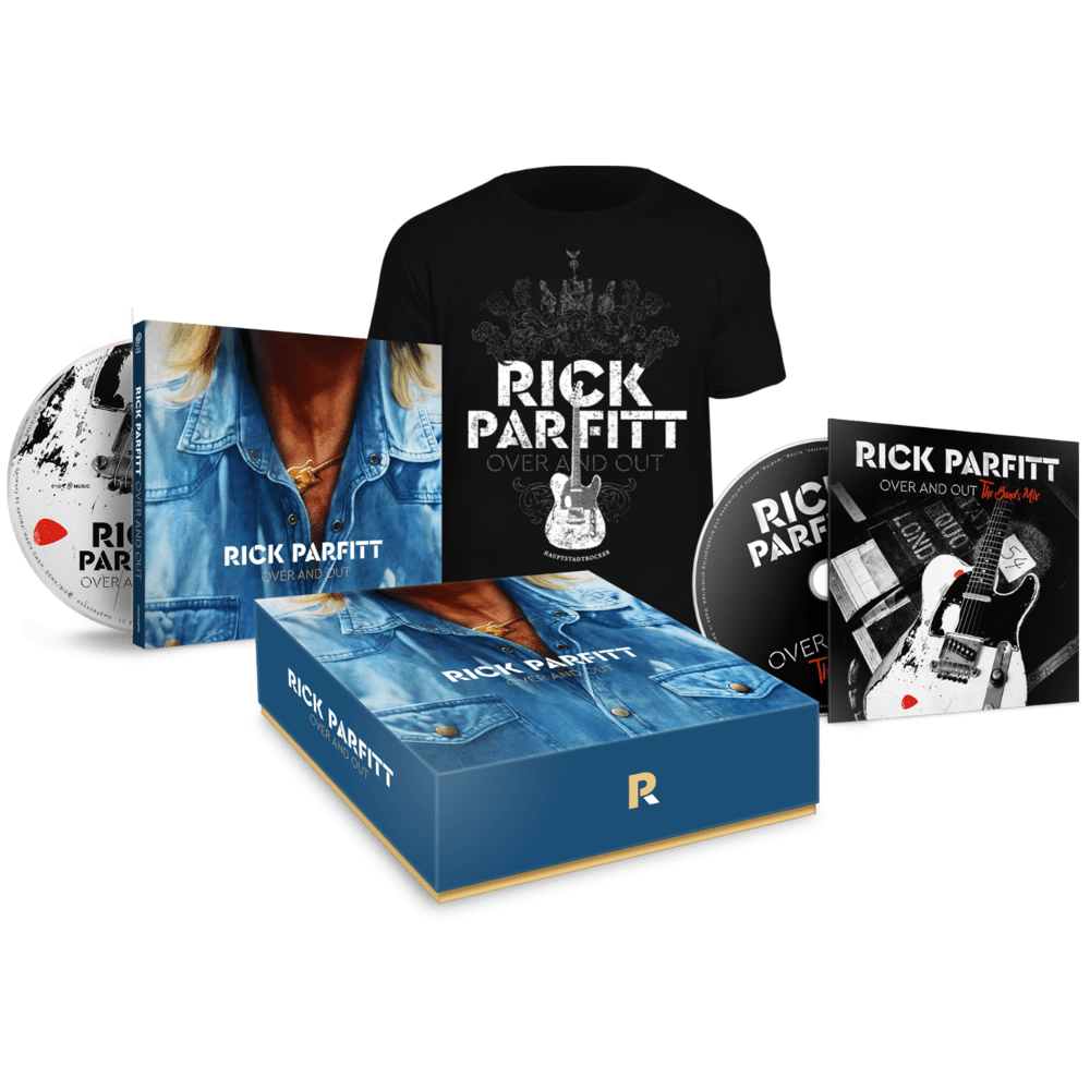 Buy Online Rick Parfitt - Over And Out Limited Boxset Incl. CD The Band's Mix + Exclusive T-Shirt (Size XL)