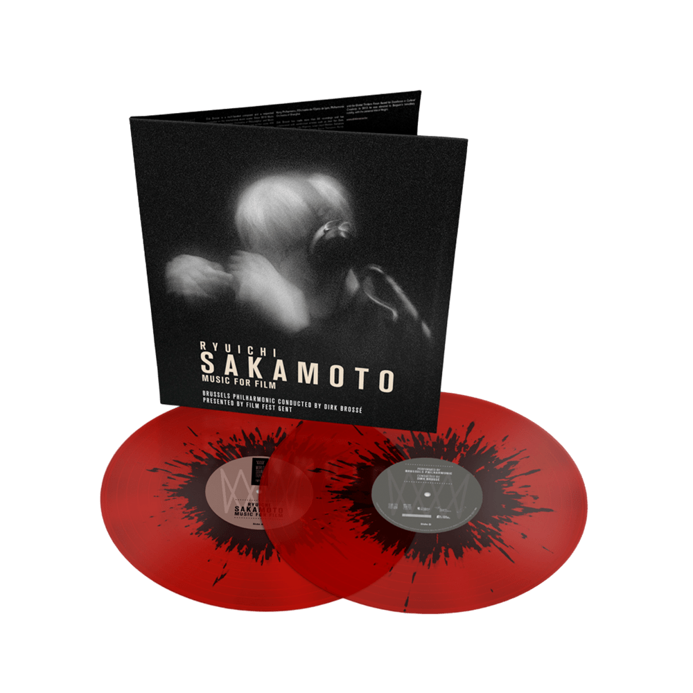 Music For Film Clear w/Black & White Splatter | Ryuichi Sakamoto