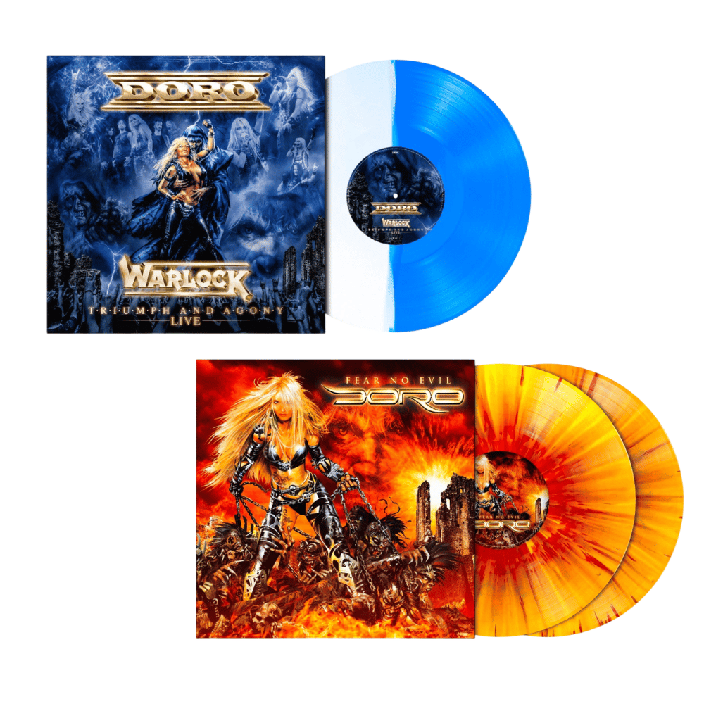 Warlock Triumph and Agony LIVE Blue & White Split | Doro