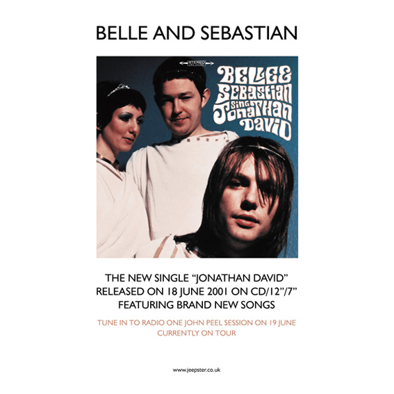 Buy Online Belle and Sebastian - Jonathan David 70 x 50cm Poster