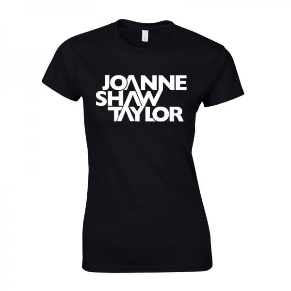 Buy Online Joanne Shaw Taylor - Ladies Black Logo T-Shirt