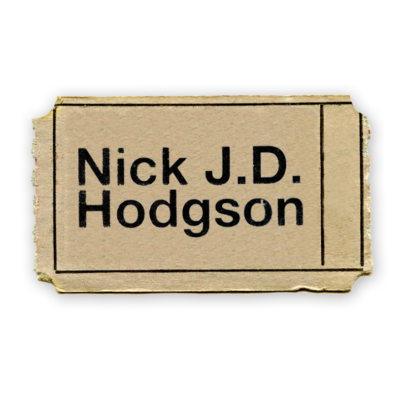 Buy Online Nick JD Hodgson - Album Launch Show Ticket - 6th February 2018