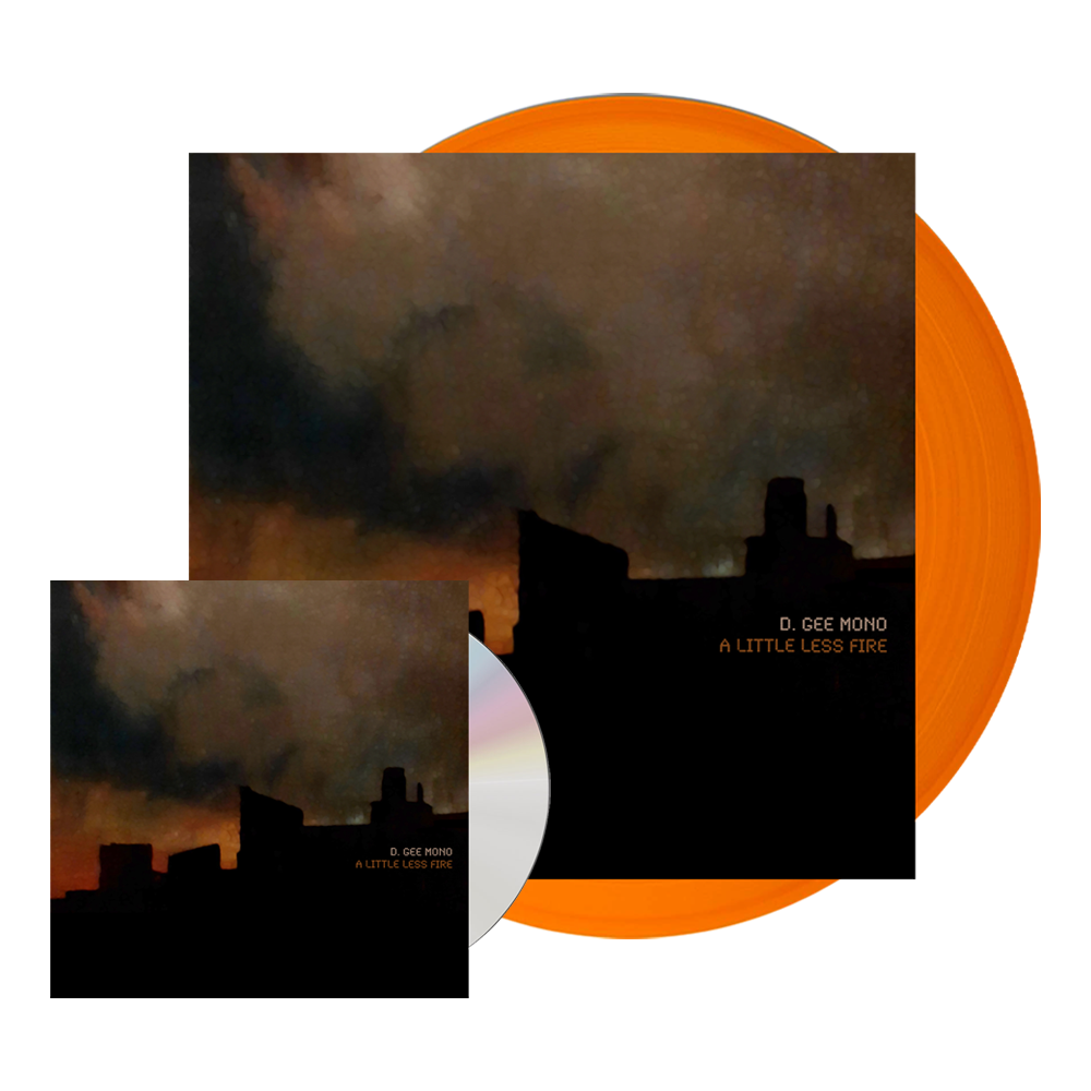 Buy Online D.Gee Mono - A Little Less Fire CD (Signed) + Orange Vinyl (Signed)