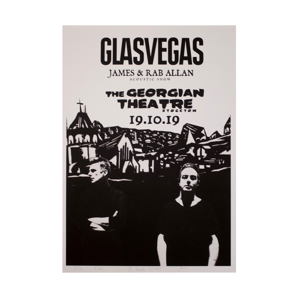 Buy Online Glasvegas - Acoustic Tour Print - Stockton
