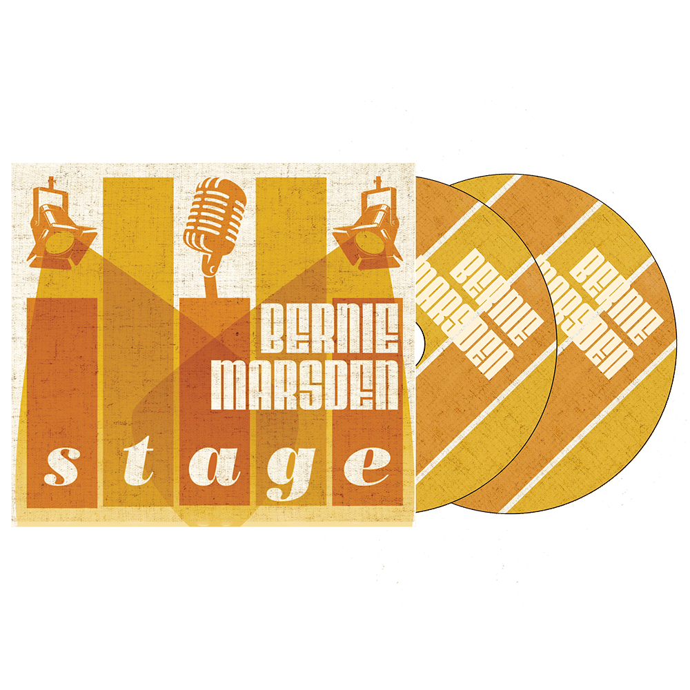 Portada de STAGE, álbum en directo de Bernie Marsden
