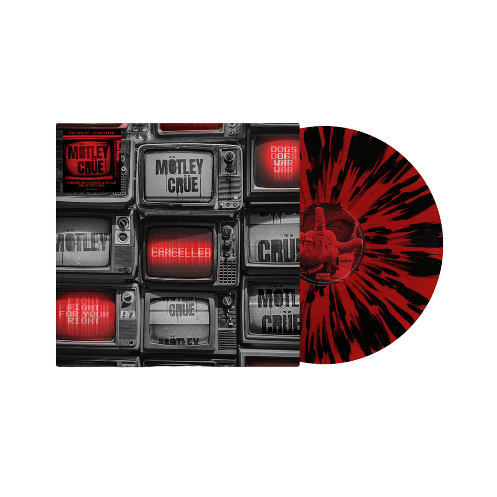 Cancelled Red & Black Splatter | Mötley Crüe | Townsend Music