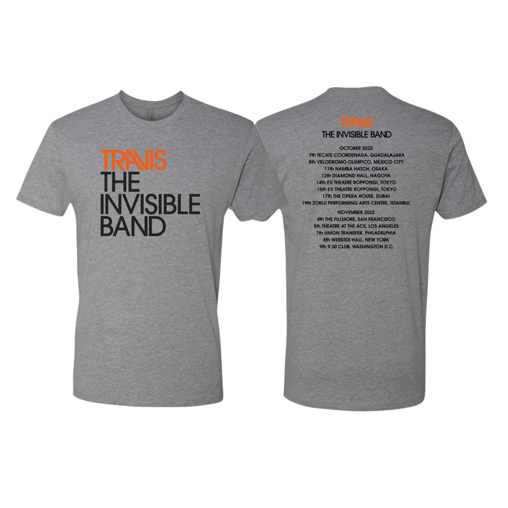 Buy Online Travis - The Invisible Band 2022 Tour T-Shirt