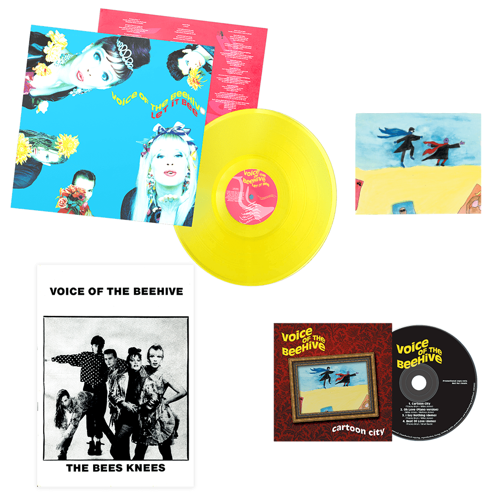 Buy Online Voice Of The Beehive - Let It Bee Transparent Honey Yellow Vinyl With Signed Print + Fanzine + Bonus Promo CD