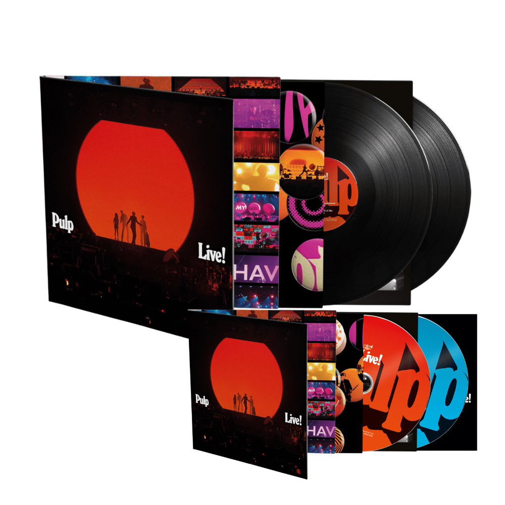 Live! Black 2LP + Blue 2LP | Pulp | Townsend Music