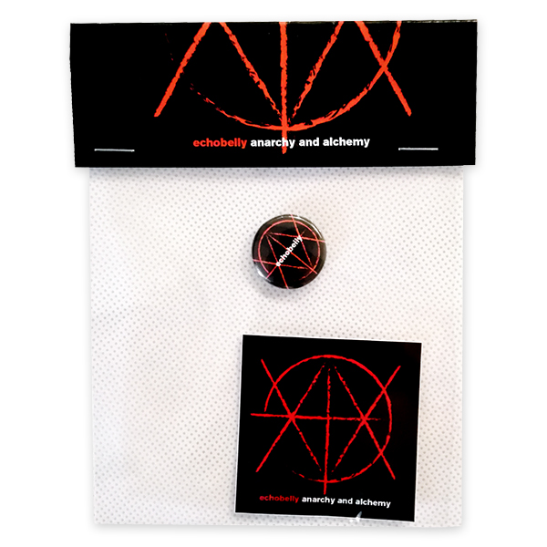 Buy Online Echobelly - Anarchy And Alchemy Badge and Sticker Set