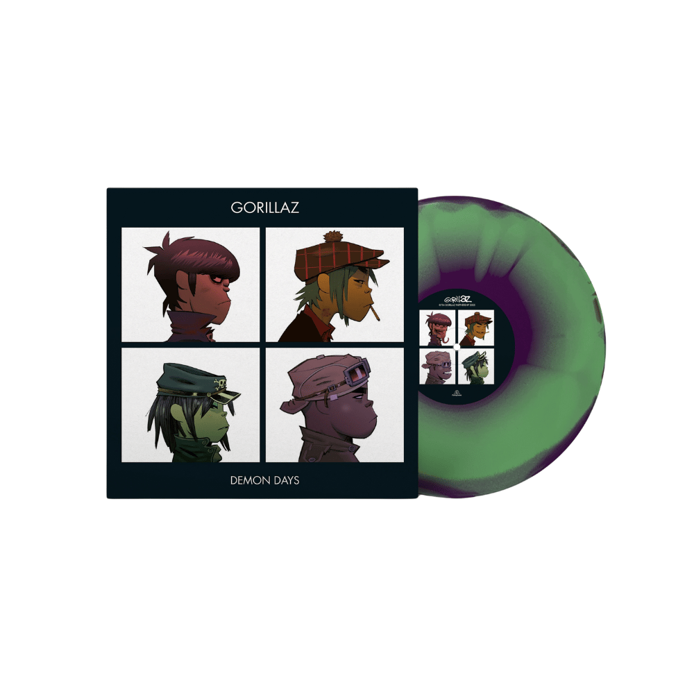 Gorillaz Camouflage Green, Brown & Black 2LP + Demon Days Green