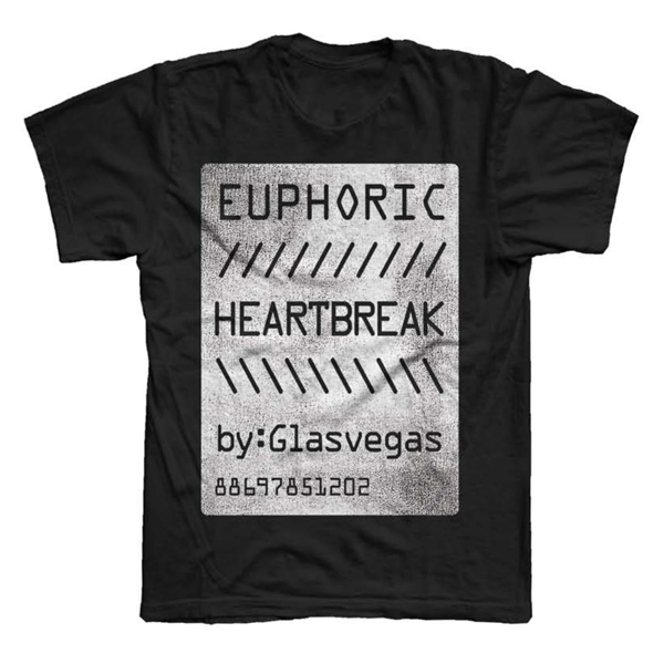 Buy Online Glasvegas - Black Euphoric Heartbreak T-Shirt