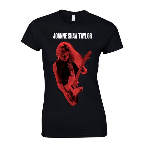 Buy Online Joanne Shaw Taylor - Ladies Red Photo T-Shirt