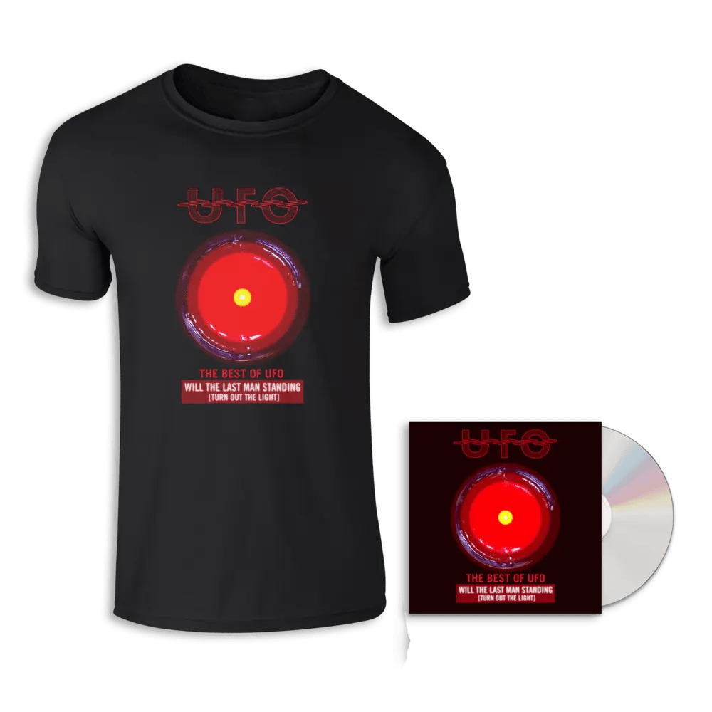 Buy Online UFO - Will The Last Man Standing [Turn Out The Light]: The Best of UFO Deluxe + T-Shirt