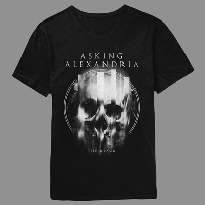 Buy Online Asking Alexandria - The Black Album Black T-Shirt