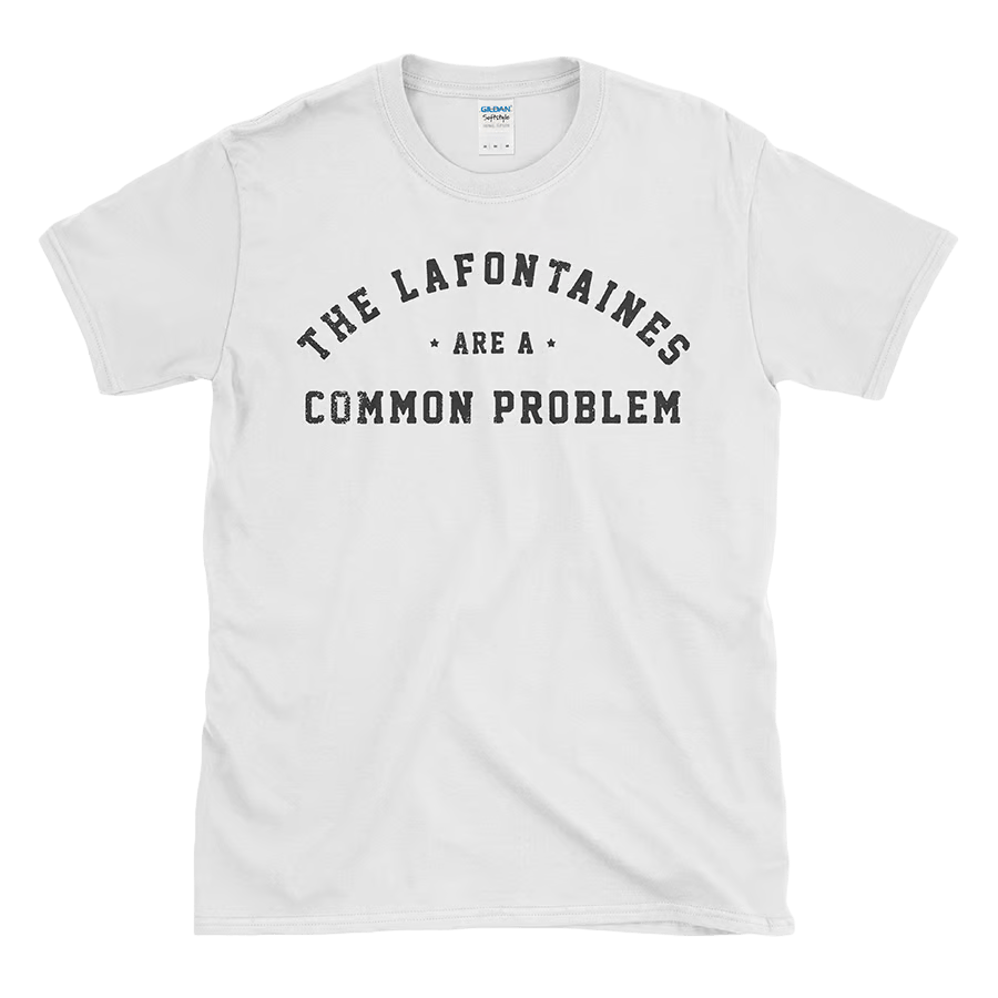 Buy Online The LaFontaines - Common Problem White T-Shirt