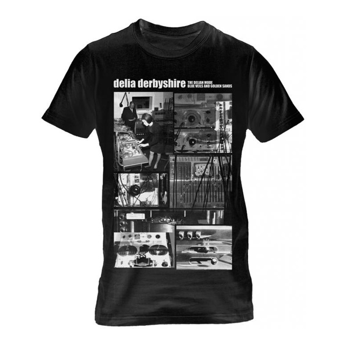 Buy Online Rare Sleeve - Delia Derbyshire Black T-Shirt