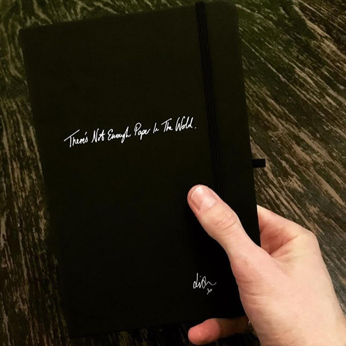 Buy Online Liam Fray - There's Not Enough Paper In The World Notebook