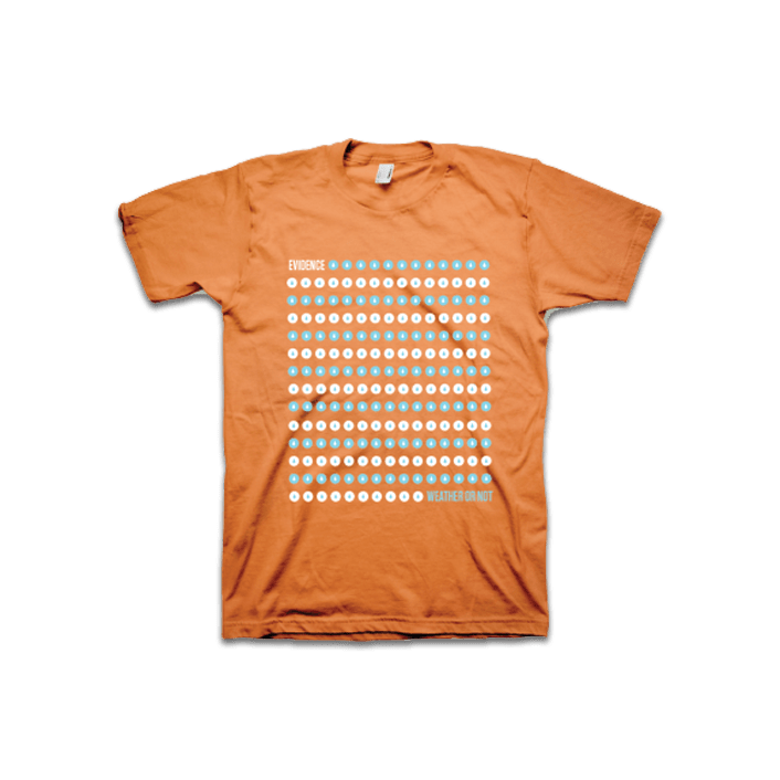 Buy Online Evidence - Orange Dot Drop T-Shirt