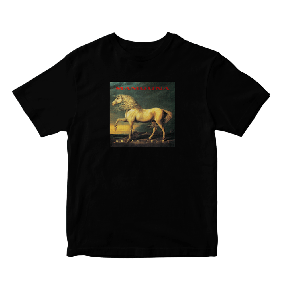 T-shirt Homme Bryan Ferry Mamouna Manches Courtes Noir BS134 - Neuf Avec étiquettes