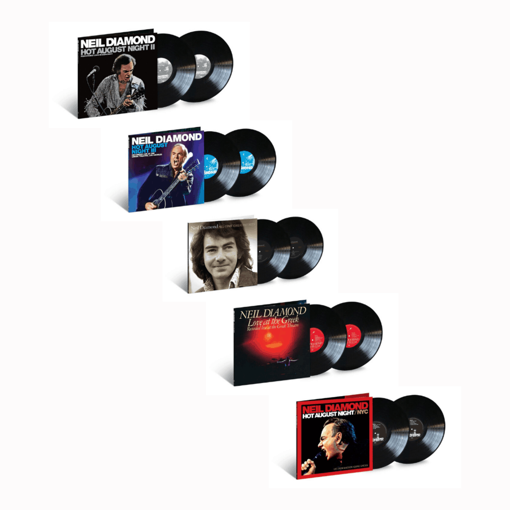 Buy Online Neil Diamond - Vinyl Bundle: Hot August Night Reissues + Love At The Greek + All Time Greatest Hits