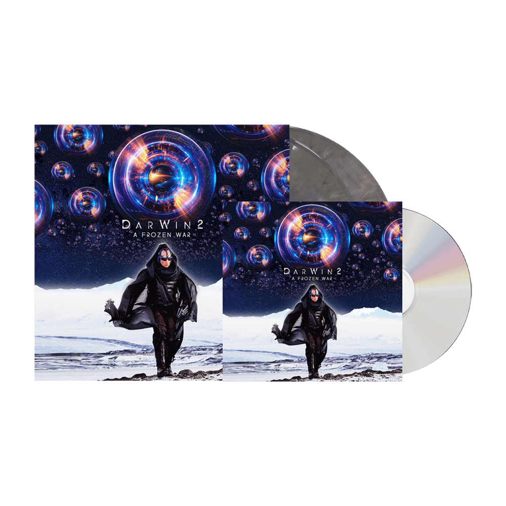 Buy Online DarWin - A Frozen War CD + Double Coloured Vinyl Gatefold LP with 30 x 20 poster