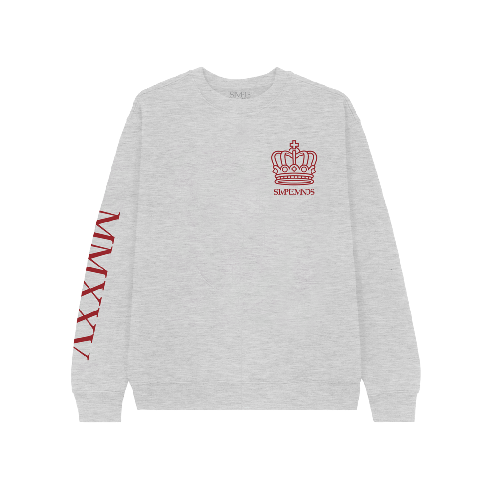 Buy Online Simple Minds - Live 2025 Ash Crewneck