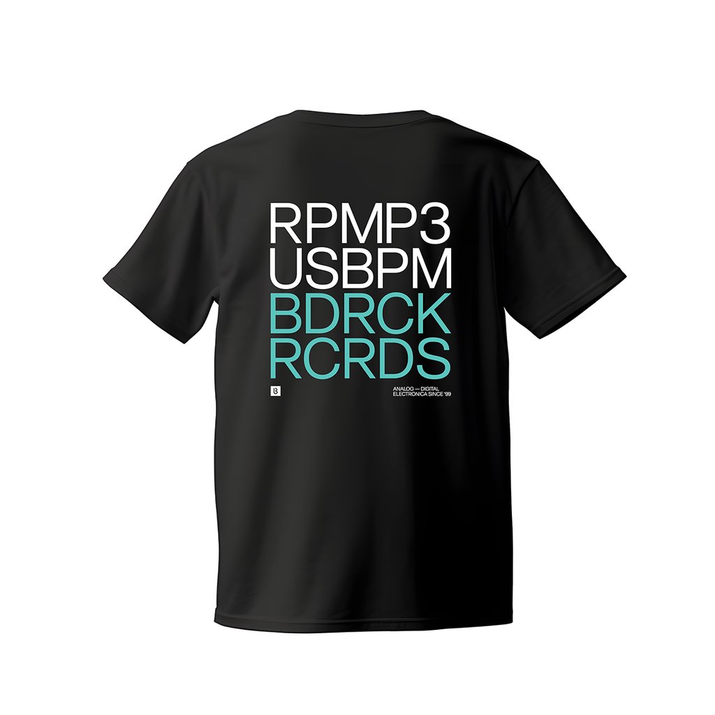 Analog / Digital Black T-Shirt | Bedrock Music | Bedrock Music