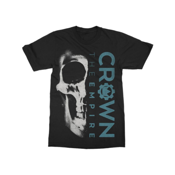 Buy Online Crown The Empire - Half Skull T-Shirt