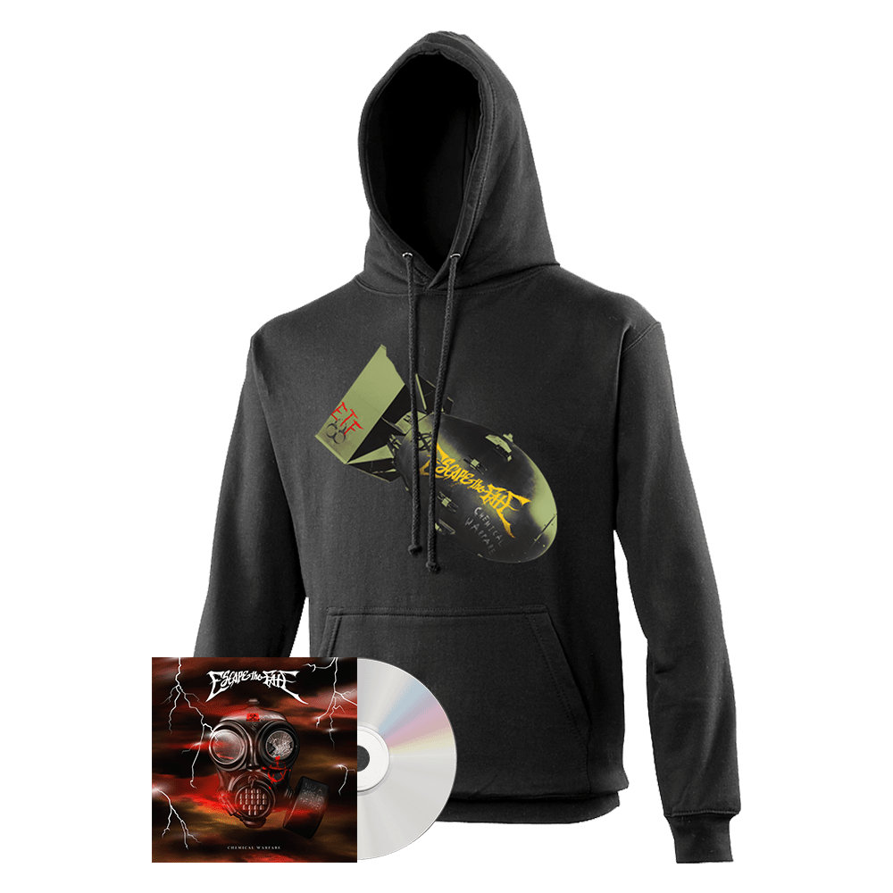 Buy Online Escape The Fate - Chemical Warfare CD + Chemical Warfare Hoody