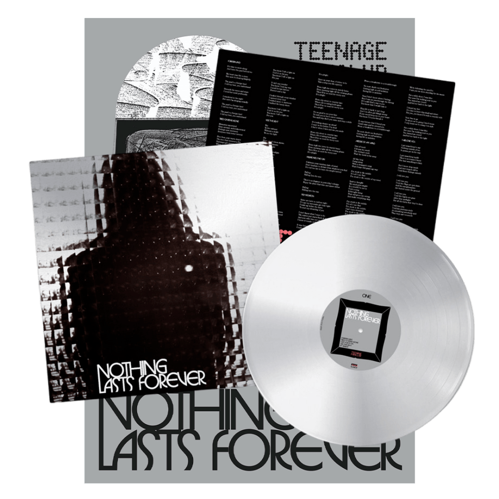 Nothing Lasts Forever Silver Colour Vinyl (Signed) + Poster