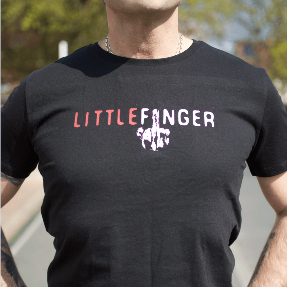 Buy Online Little Finger - Mens Black T-Shirt